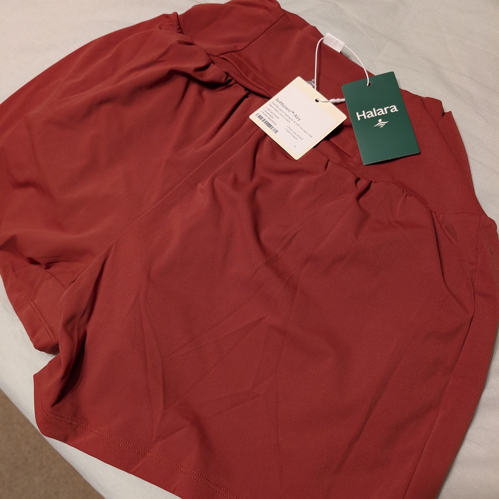 HALARA Burgundy Shorts